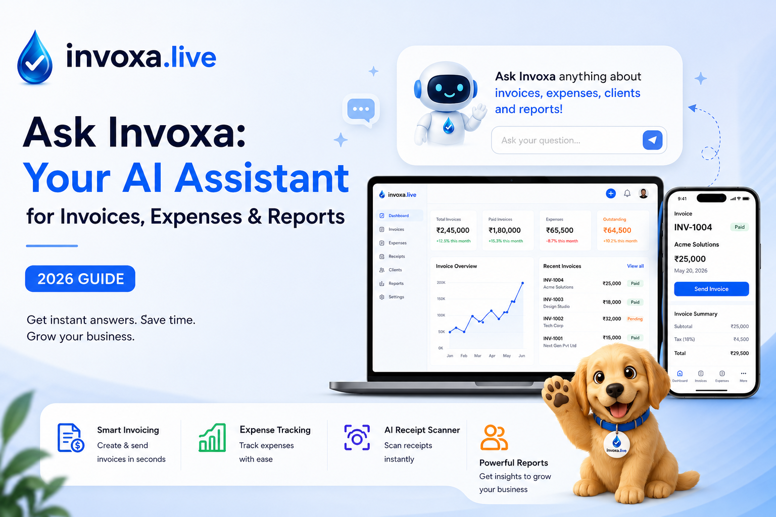 Ask Invoxa: Your AI Assistant for Invoices, Expenses & Reports (2026 Guide)